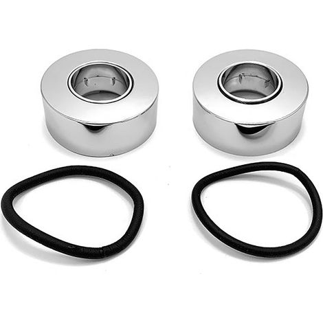 IS Schubrosetten-Set Chrom (1/2)