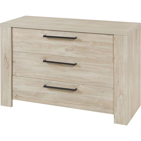 Commode adulte contemporaine chêne clair Venisio (1/5)