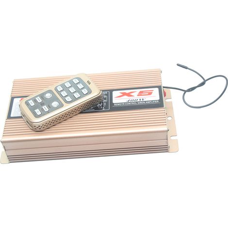 12-V-Fahrzeughupe, X5 400-W-Haupteinheit, drahtloses Megafon, Hochfrequenzmodifikation, technische Fahrzeughupe