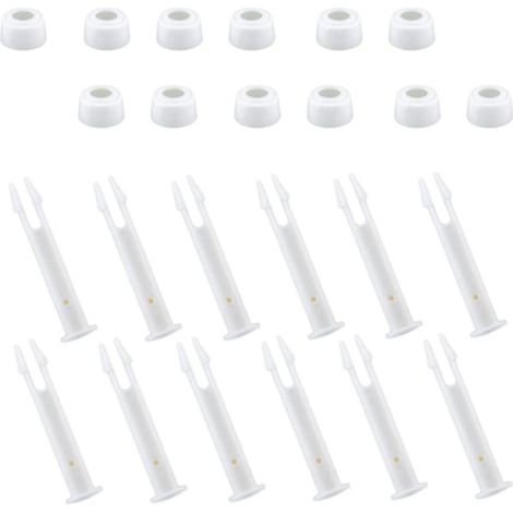 12 broches de connexion de piscine en plastique, joints de rechange pour cadre métallique de piscine de 2,36 pouces (1/5)
