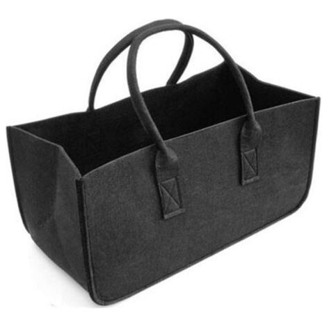 BUNTHAUS Filztasche für Kaminholz - Faltbar - Anthrazit (1/5)