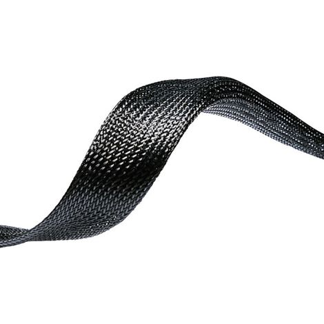 HellermannTyton 170-00120 HEGPX12-PET-BK Geflechtschlauch Schwarz Polyester  6 bis 19 mm 100 m
