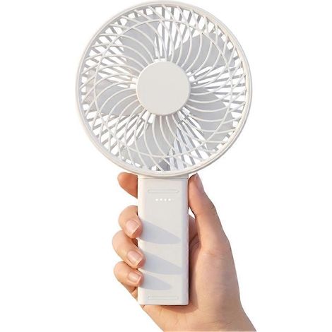 Ventilateur de 15 cm (6 pouces) avec moteur CC sans balais, support de bureau, pliable, sans fil et portable, ventilateur de table pliable à 180°, 10 A (1/5)
