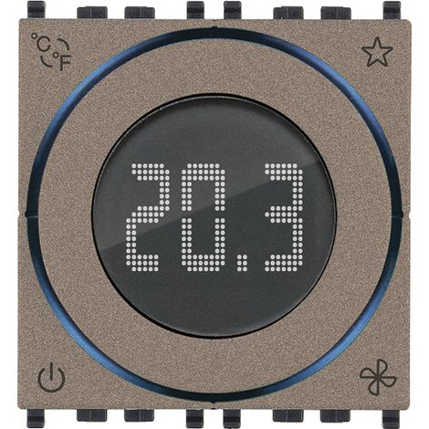 VIMAR - 02972.M Termostato KNX 2M con rueda metálica