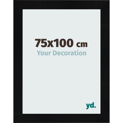 yd. - Cadre photo 75x100 - Noir Brillant - MDF - Pisa (1/5)