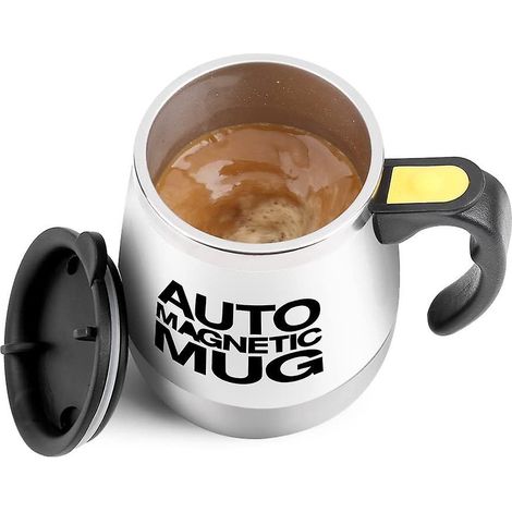 Tasse d’auto-mélange électrique en acier inoxydable pp à double paroi (1/3)