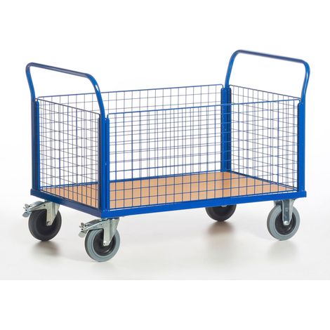 Rollcart Gitter-Vierwandwagen 1000x670mm mit 600kg Tragkraft