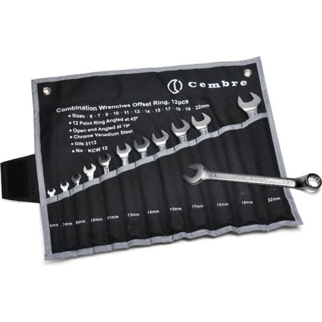 Set di 12 chiavi combinate, Serie CW