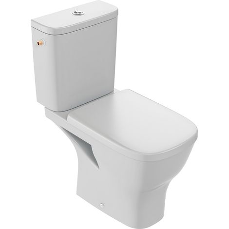 WC à poser sans bride JACOB DELAFON Struktura + abattant (1/5)