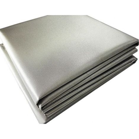 Tissu de blindage contre les rayonnements à haute conductivité de 1×1,1 mètre, blindage complet des signaux EMF/RFID/WiFi, tissu de blindage contre les interférences électromagnétiques (EMI). (1/4)