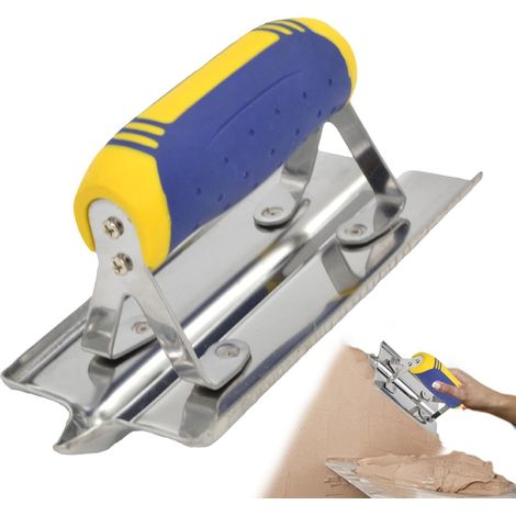 Coupe-bordure Manuel Pour Béton – Outil De Finition En Acier Inoxydable, Tondeuse De Précision À Extrémité Incurvée, Base Lisse Sans Rivets Poignée Ergonomique, Équipement De Maçonnerie Robuste Pour (1/5)