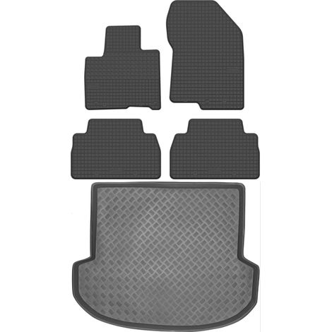 Hyundai Santa Fe IV SUV ab 2020 SET - Gummifußmatten + Kofferraummatte