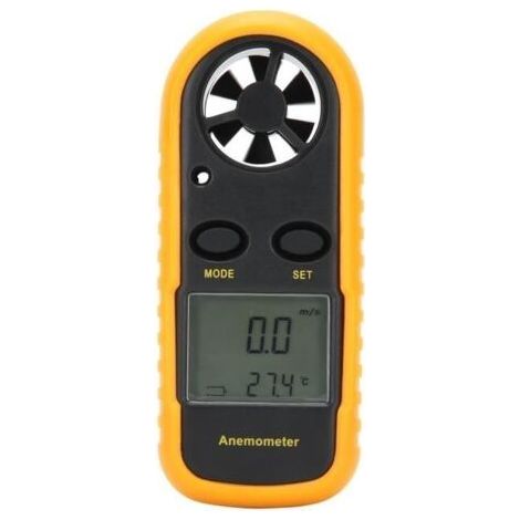 Anémomètre Numérique de Poche Indicateur de Température - Portable (1/4)