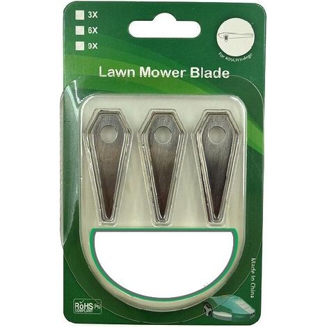 Kit 9 lames de robots-tondeuse BOSCH F01680032 (1/5)