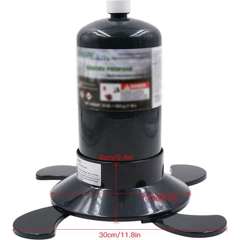 Cartouche de gaz, Support de Base en plastique, bouteille, Support fixe, cylindre de Propane, remplacement pour le Camping (1/5)