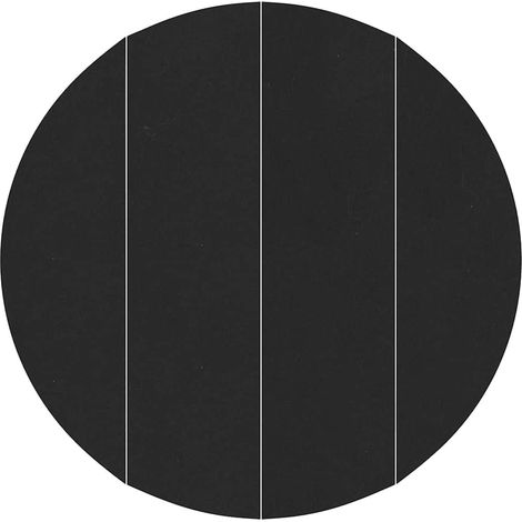 Tapis de piscine Noir  458 cm Géotextile en polyester CFW69126
