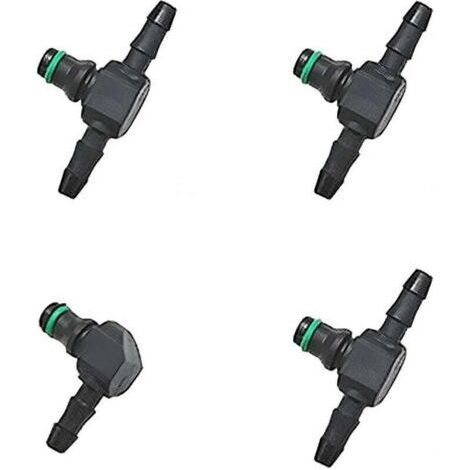 4 Pièces Connecteur Retour Injecteur Diesel Common Rail Pour Système Injection Moteur (1/4)