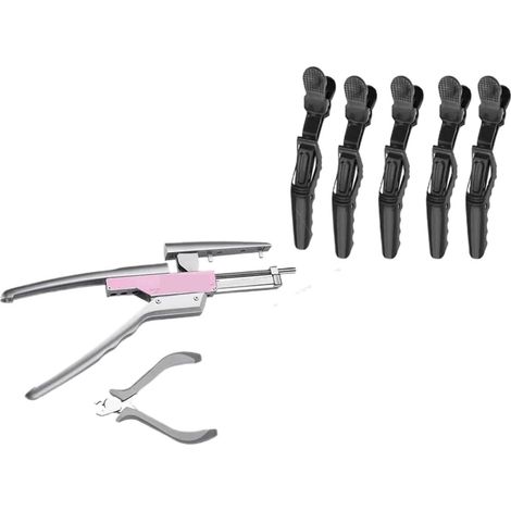 Machine Professionnelle D'extension De Cheveux 6D, Kit De Pinces For Enlever Les Cheveux, Outil D'extension De Cheveux Naturels De 2e Génération, Sans Trace Simplifiera Votre Expérience (1/5)