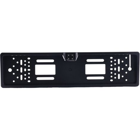 High-definition European license plate frame with LED lights, reversing camera, license plate holder (1/4)