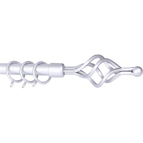 BASTONE SCORRITENDA BRIXO ETRURIA SILVER SPIRAL 210-380 (1/5)