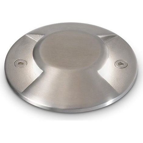 Ideal Lux ROCKET-2 - Acier directionnel 3000K IP65 de la lampe 1 de Downlight au sol encastré extérieur intégré à LED 1 lumière 2