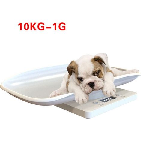 Pèse-Personne Numérique Pour Bébé Ou Animaux Jusqu'À 10 Kg Style Balance Blanche, avec caractéristiques : 10KG (1/5)