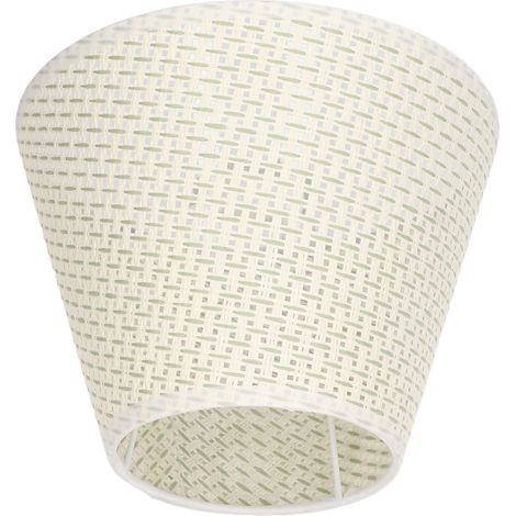 Tischlampenschirm aus PE-Gewebe, beige, strapazierfähig, geeignet für E27- und E14-Fassungen (1/5)