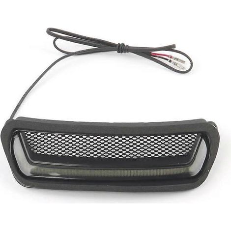 Phare de moto avec indicateur de position de la ventilation et LED d'accentuation pour noir (1/5)