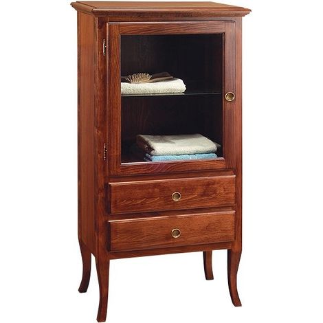 RETRO Meuble de rangement 60x120x38cm, gauche/chêne (1/3)