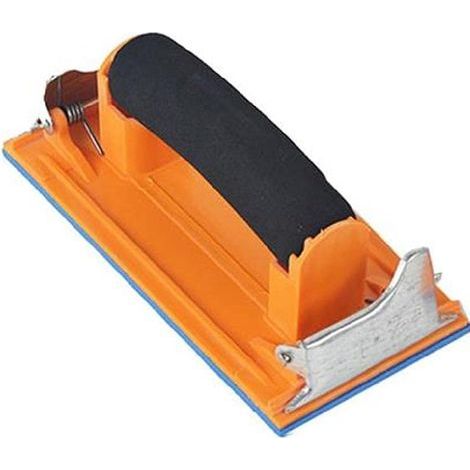 Tragbarer Handschleifer mit Griff, manueller Schleifpapierhalter, leichter Schleifklotz für Holz und Metall, leichtes Polieren, manueller Schleifpapierhalter, Handschleifer, Schleifklotz für (1/5)