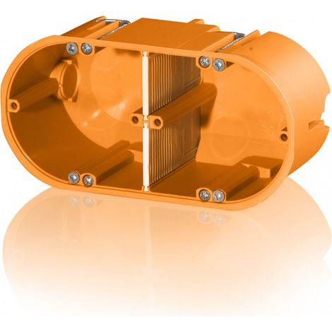 Boîte murale creuse F-TRONIC, Ø 68 mm, P 60 mm, double, massive