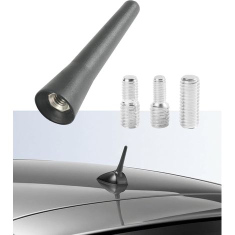 Antenne Voiture,Adaptateur D'antenne de Toit Universel pour Voitures avec 3 Vis M4/M5/M6,FM/AM/Dab Tige D'antenne Voiture Remplacement,Convient à de Nombreuses et de Voitures (1/5)