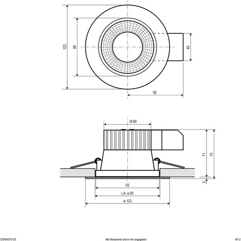 EVN LED-Deckeneuchte CCT Switch ML DSR54070125