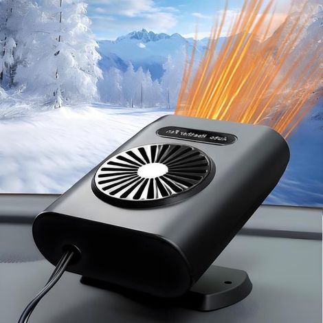 Calefactor portátil para coche de 12 V y 200 W, color negro: calefacción y refrigeración 2 en 1, descongelación rápida, apto para SUV (1/4)