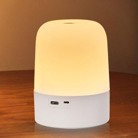 Lampe de chevet rechargeable tactile à intensité variable avec interrupteur, pour une utilisation intérieure et extérieure. Rechargeable par USB. (1/5)