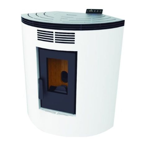 ESTUFAS PELLETS FM MODELO BP-100 R BLANCO (1/2)