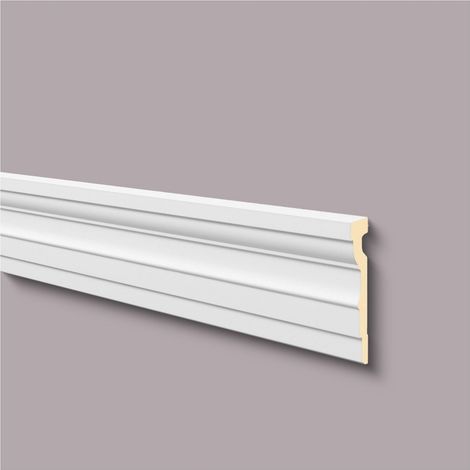 Marco de puerta NMC MA15 DOMOSTYL Noel Marquet Moldura de fachada Marco para ventanas Perfil de fachada diseño moderno blanco 2 m (1/3)