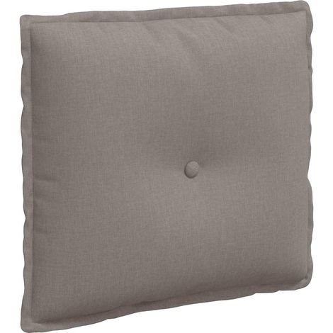 Coussin de Dos Taupe 50 x 19 x 45 cm tissu (1/5)