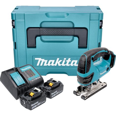 Makita DJV 180 STXJ Akku Stichsäge 18 V 135 mm + 2x Akku 5,0 Ah + Ladegerät + Makpac (1/5)