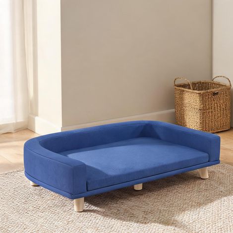 Couchage pour chien blau en polyester Kiefernholz 98 x 67 x 25 cm (1/5)
