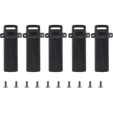 Packung mit 10 Gürtelclips für Baofeng UV-5R 8W BF-F8 + BF-F8HP Funkgeräte - Packung mit 10 Gürtelclips für Baofeng UV-5R 8W BF-F8 + BF-F8HP Funkgeräte
