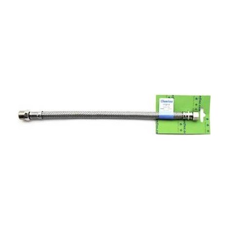FLESSIBILE INOX MODELLO NORMALE  CM. 40 S-BRICO Misura: DN10 MF 3/8 x 3/8