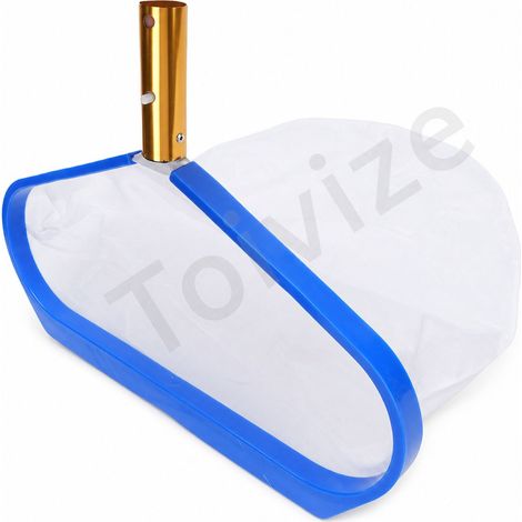 Rete per skimmer da piscina Toivize modello standard, a maglia fine rinforzata, in alluminio leggero, 38 cm per un'efficace rimozione dei detriti. (1/5)