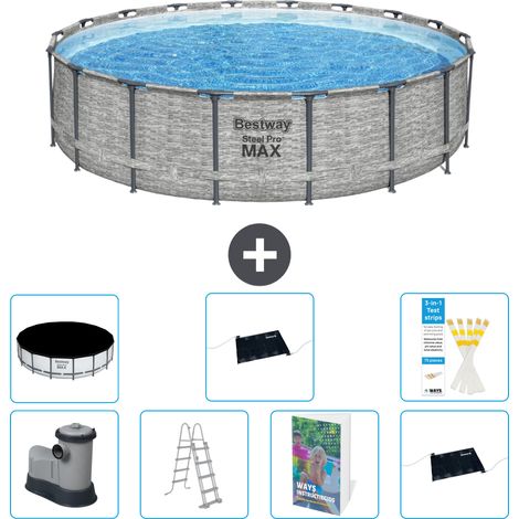 Bestway Steel Pro MAX Rund - 549x122 cm - 8-teilig S562