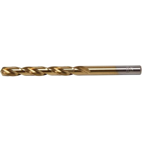 Foret Hélicoïdal HSS-G 7,5 mm - Nitrure de Titane - Précision et Durabilité, Acier, Pro - D-Work