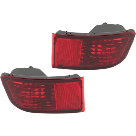 Feu réflecteur de pare-chocs arrière, adapté for Toyota Land Cruiser Prado 120, 2003-2009 Feu stop arrière sans ampoule Clignotant unités de feux arrière de véhicule (1/5)