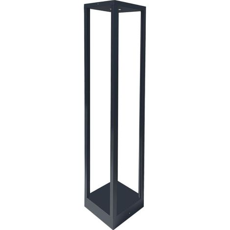 Paletto da giardino 60cm quadrato LED 7W nero IP54 DPM (1/3)