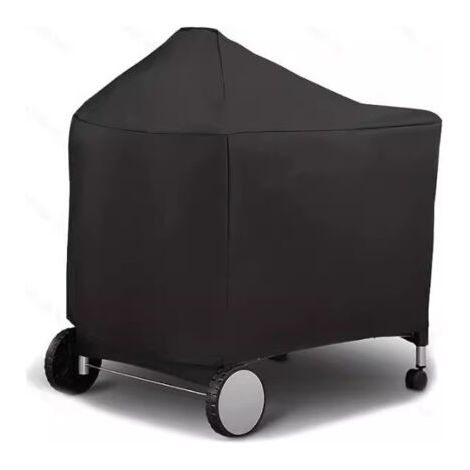 royaluxe-– Housse pour barbecue Weber Performer Deluxe 55,9 cm – Vinyle imperméable – Résistante aux UV – Ajustement avec bandes velcro (1/5)