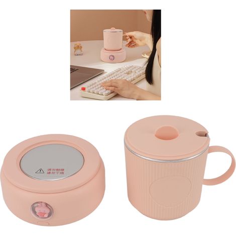 Taza inteligente para beber [Función de calentamiento y enfriamiento] + Modelo premium [Materiales: ABS, PC, aluminio] + Capacidad de 450 ml [Ideal para residencias estudiantiles y campamentos] (1/5)