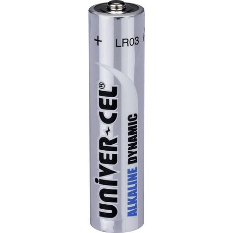 Pile Alcaline Lr3 Aaa Univercel Longue Durée, Format Aaa - Univercel